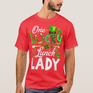 T-shirt Lucky Shamrock Une Dame Cantine Chanceuse St Patri