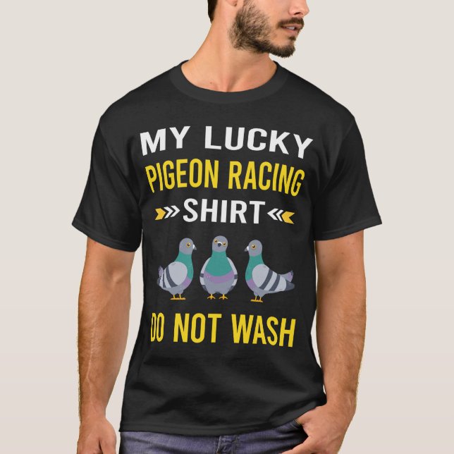 T-shirt Lucky Shirt Pigeon Racing (Devant)