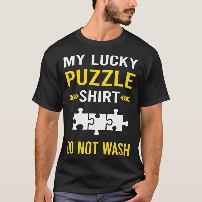 T-shirt Lucky Shirt Puzzles (Devant)