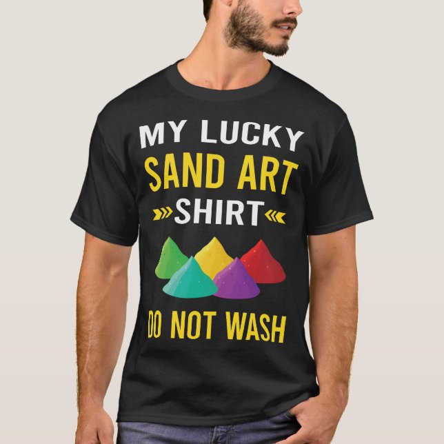 T-shirt Lucky Shirt Sand Art (Devant)