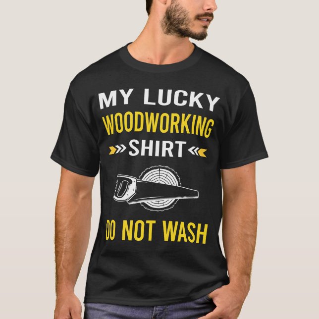T-shirt Lucky Shirt Woodworking (Devant)