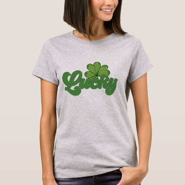 T-shirt Lucky St Patrick's Day (Devant)
