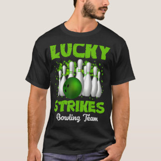 T-shirt Lucky Strikes Bowling Team Happy Patrick's Day 1