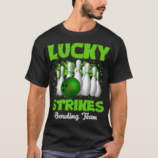 T-shirt Lucky Strikes Bowling Team Happy Patrick's Day T