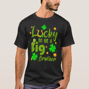 T-shirt Lucky To Be A Big Brother St Patrick's Day Genre