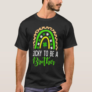 T-shirt Lucky To Be A Big Brother St. Patrick's Day Genre