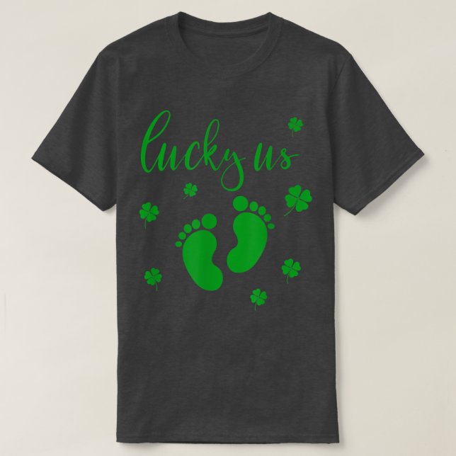 T-shirt LUCKY US Green St (Design devant)
