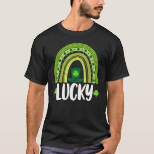 T-shirt Lucky Vibes Femmes St Patrick's Day Rainbow Love 1
