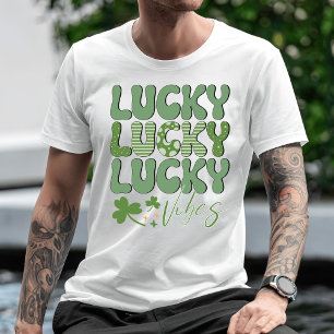 T-Shirt Lucky Vibes, T-Shirt St. Patrick's Day