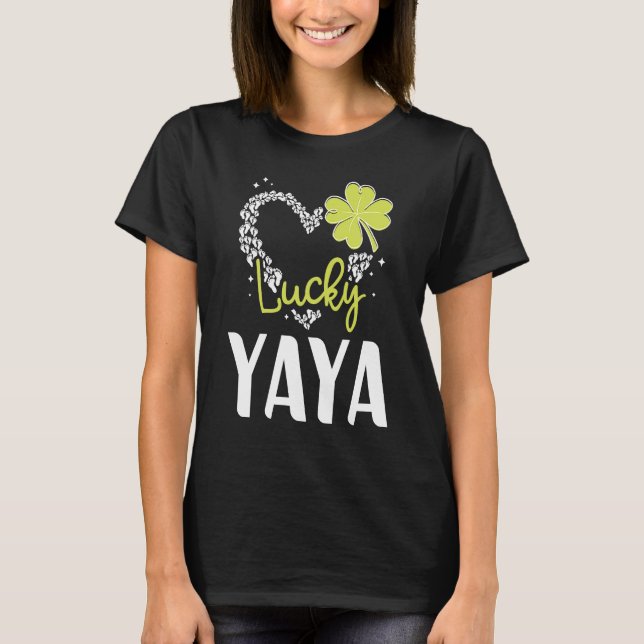 T-shirt Lucky Yaya  St Patricks Day  womens (Devant)