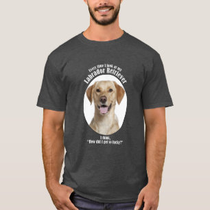 T-shirt Lucky Yellow Lab