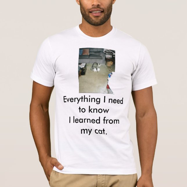 T-shirt luckyrascal, tout que je dois savoir (Devant)