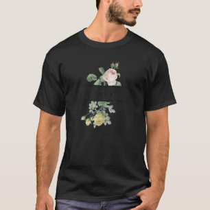 T-shirt Lucy Prénom Roses Vintage Mariage Douche Rose