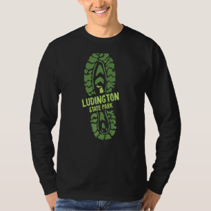 T-shirt Ludington State Park Michigan Mi Randonnée de vaca