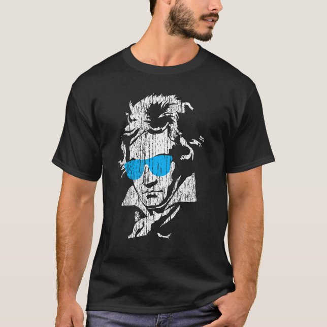 T-shirt Ludwig Van Beethoven Compositeur de musique classi (Devant)