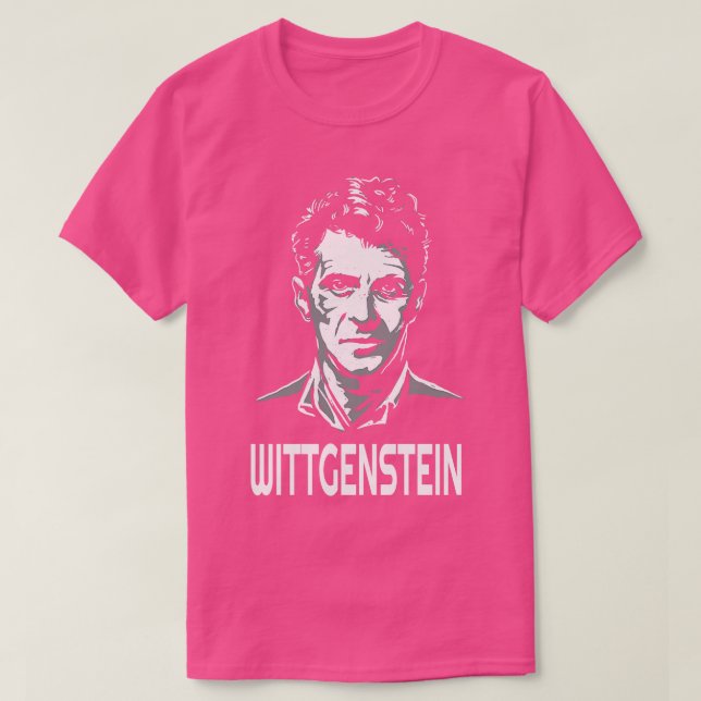 T-shirt Ludwig Wittgenstein Philosophe autrichien (Design devant)
