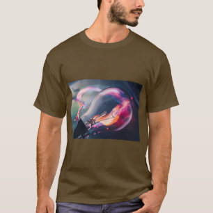 T-shirt Lueur d'ampoule brillante – Art sur tee-shirt