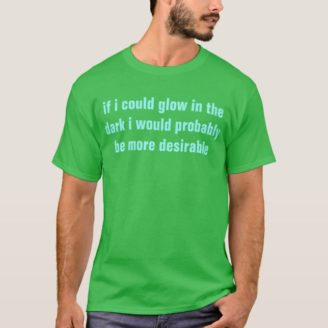 T-shirt lueur dans l'obscurité (Devant)