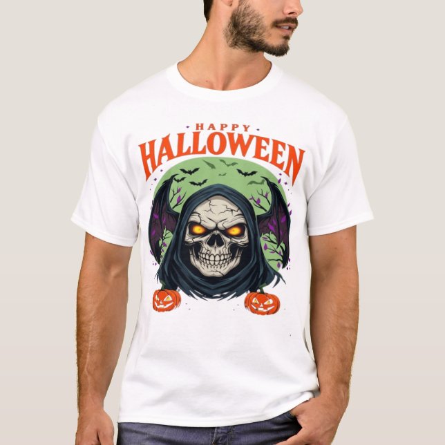 T-shirt Lueur de crâne (Devant)