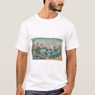 T-shirt Lueur de soirée au pont de Koganei par Ando,