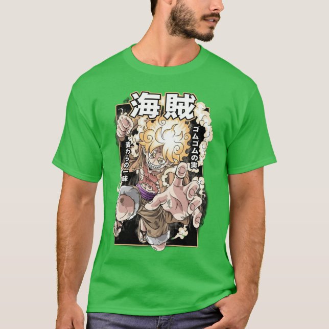 T-shirt Luffy Gear 5 créatif (Devant)
