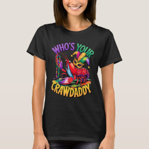 T-shirt Lui Déchirer Votre Crawdaddy Crawfish Jester perle
