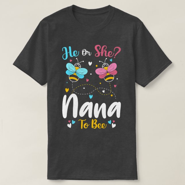 T-shirt Lui et Nana To Be Keeper Of Gender Reveal (Design devant)