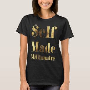 T-shirt Lui-même fait Millionaire