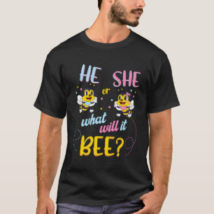 T-shirt Lui Ou Elle Ce Que Sera Bébé Genre Révéler Preg