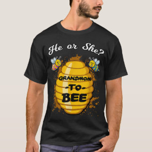 T-shirt Lui Ou Elle Grand-Mère À Être Genre Bébé Révéler A