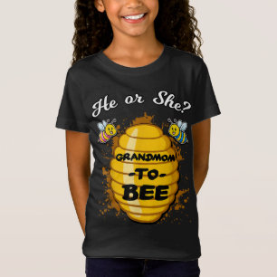 T-Shirt Lui Ou Elle Grand-Mère À Être Genre Bébé Révéler A