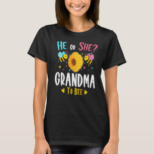 T-shirt Lui Ou Elle Grand-Mère À Être Un Baby shower De Ré