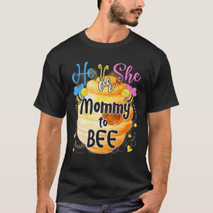 T-shirt Lui Ou Elle Maman À Être Sexe Révèle Aimants Abeil