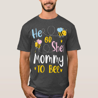 T-shirt Lui Ou Elle Maman À Être Sexe Révéler