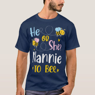 T-shirt Lui Ou Elle Nannie Pour Être La Révélation De Sexe