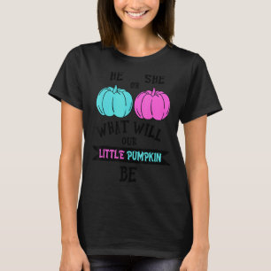 T-shirt Lui ou Elle Que Sera Notre Petit Citrouille Hallow
