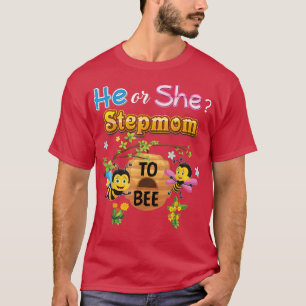 T-shirt Lui Ou Elle Stepmere À Être Sexe Révéler Baby Mot