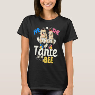 T-shirt Lui ou elle Tante to Bee Genre Reveillez Grande Ta