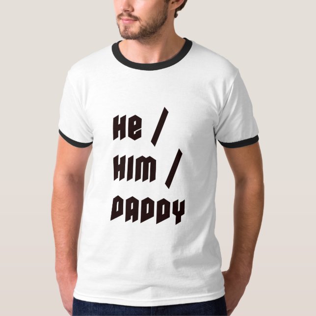 T-shirt Lui Papa Chéri (Devant)