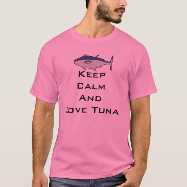 T-shirt Luka Megurine gardent la chemise calme de thon (Devant)