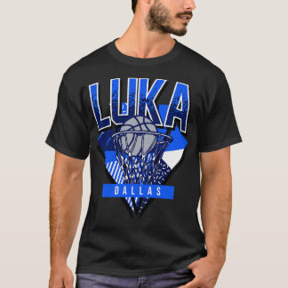 T-shirt Luka Retro Dallas Basketball Throwback
