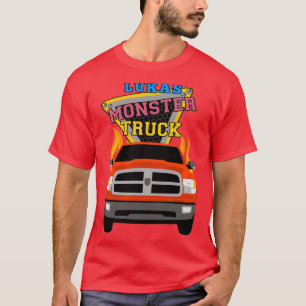 T-shirt Lukas nom avec camion monstre