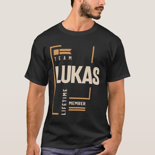 T-shirt Lukas Nom personnalisé - Lukas amusant (Devant)