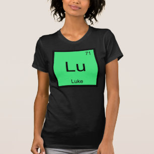 T-shirt Luke Nom Chimie Élément Tableau périodique