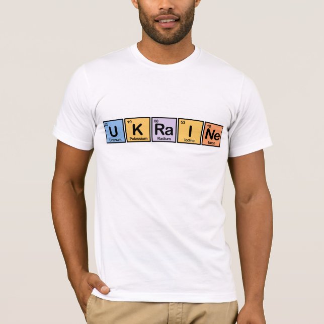 T-shirt L'Ukraine a fait des éléments (Devant)