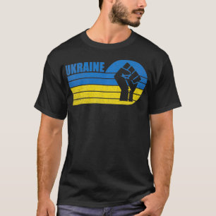 T-shirt L'Ukraine libre avec le soutien de l'Ukraine