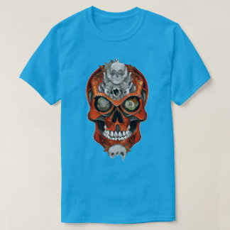 T-shirt LUKS Skull Psychedelic