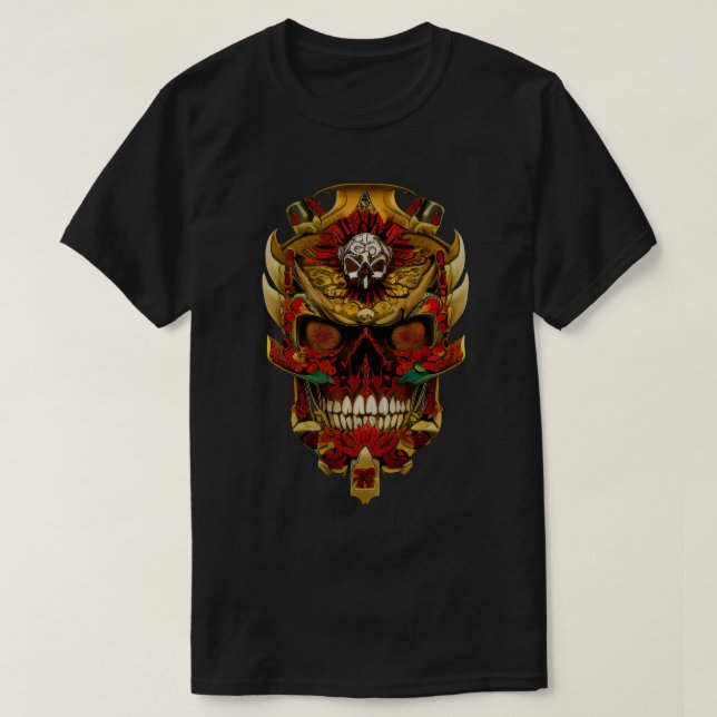 T-shirt Luks Skull Style Japon (Design devant)