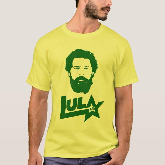 T-shirt Lula 2022 13 PT Lula Livre Lula Presidente Brasil (Devant)