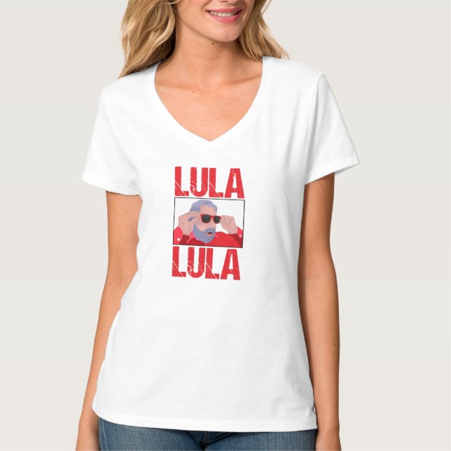 T-shirt Lula Meme avec lunettes de soleil (Devant)